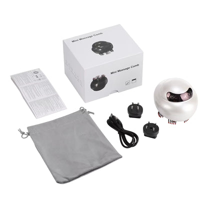 Portable 660nm Red Light Scalp Massager & Liquid Applicator with Mist Spray